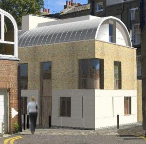 Steel Frame house in Knightsbridge with Lewis Deck and underfloor heating on posijoists