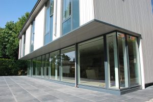 Timber Framed House in Scotland with Underfloor heating upstairs using the Lewis Deck system