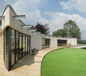 Op-Deck Terrace within the Nudura curly house