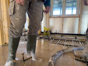 Underfloor Heating Pour On Lewis Deck 