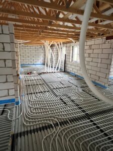 Lewis Deck to 1st floor of self build house